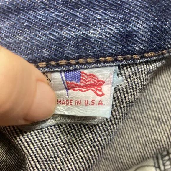 Rockies Vintage Rocky Mountain High Waisted Western Bareback Jeans, Size 28 - Picture 8 of 9